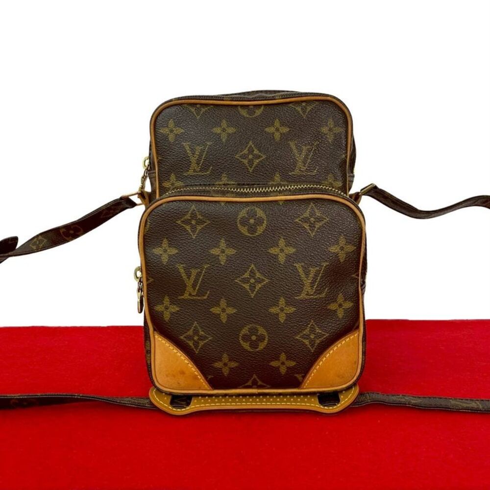 Louis Vuitton Amazon Monogram Leather Shoulder Bag